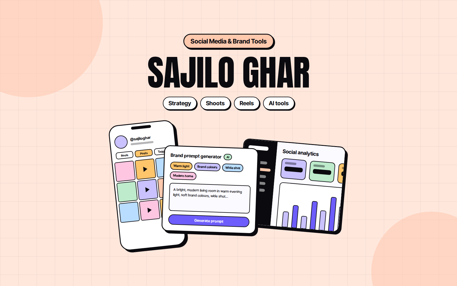 Sajilo Ghar: Social Media, Content & Brand Tools